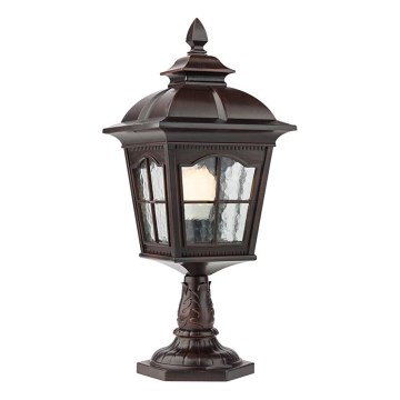 Redo 9652 - Venkovní lampa YORK 1xE27/70W/230V IP44 hnědá