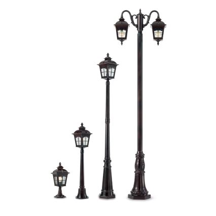Redo 9652 - Venkovní lampa YORK 1xE27/70W/230V IP44 hnědá