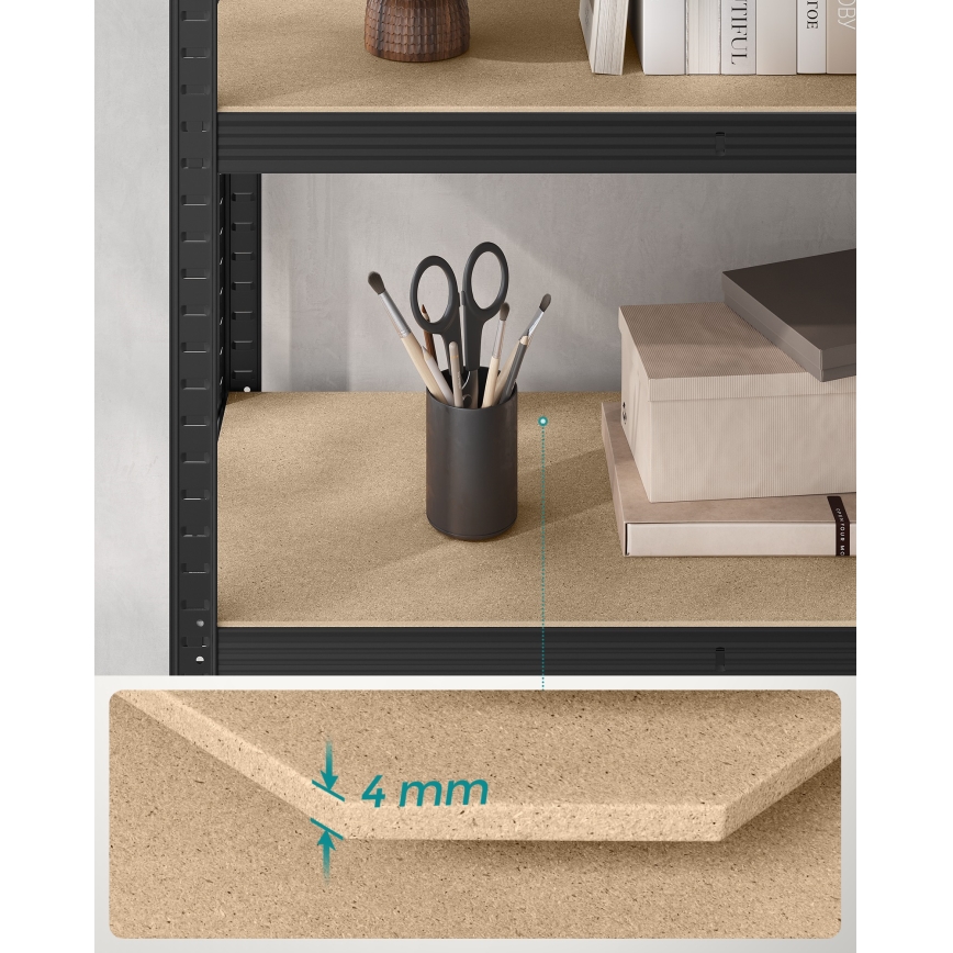 Regál ORDIFY černá