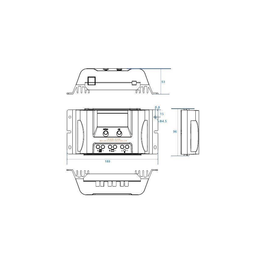 Regulátor solárního nabíjení MPPT MT1550EU 12V/15A