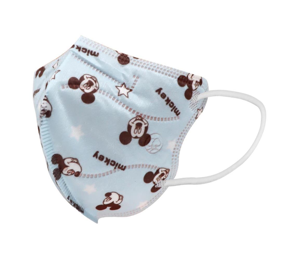 IMobily Respirátor dětská velikost FFP2 Kids NR CE 0370 Mickey modrý 1ks SL9936