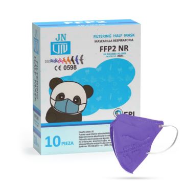 Respirátor dětská velikost FFP2 NR Kids fialový 50ks