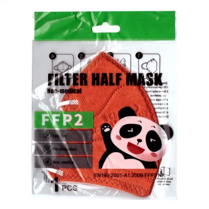 Respirátor dětská velikost FFP2 NR Kids oranžový 20ks