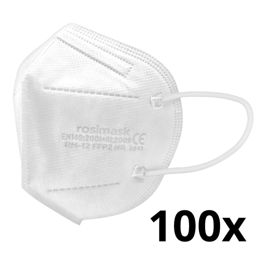 Respirátor dětská velikost FFP2 ROSIMASK MR-12 NR bílý 100ks