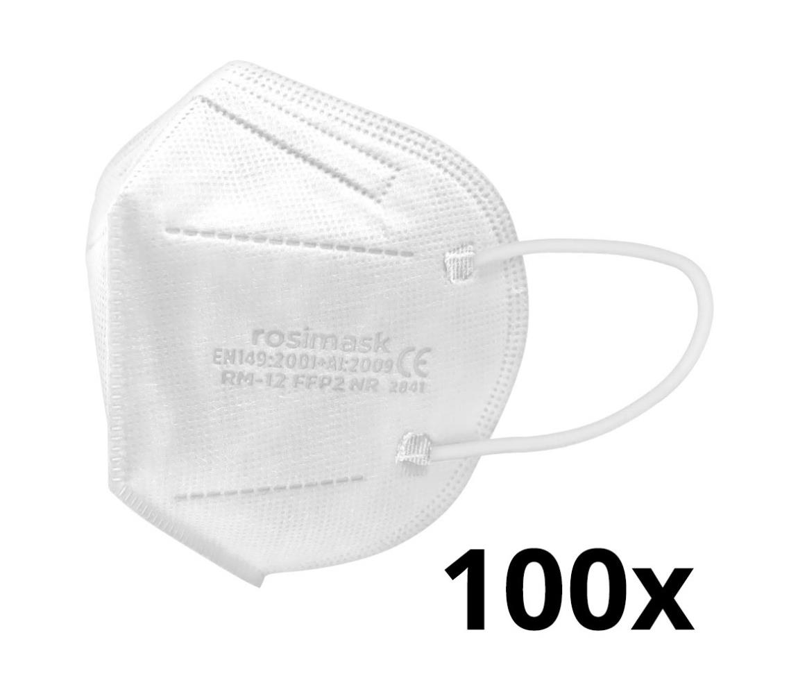 IMobily respirátor dětská FFP2 ROSIMASK MR-12 NR bílý 100 ks
