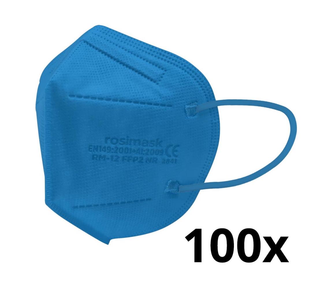IMobily respirátor dětská FFP2 ROSIMASK MR-12 NR modrý 100 ks