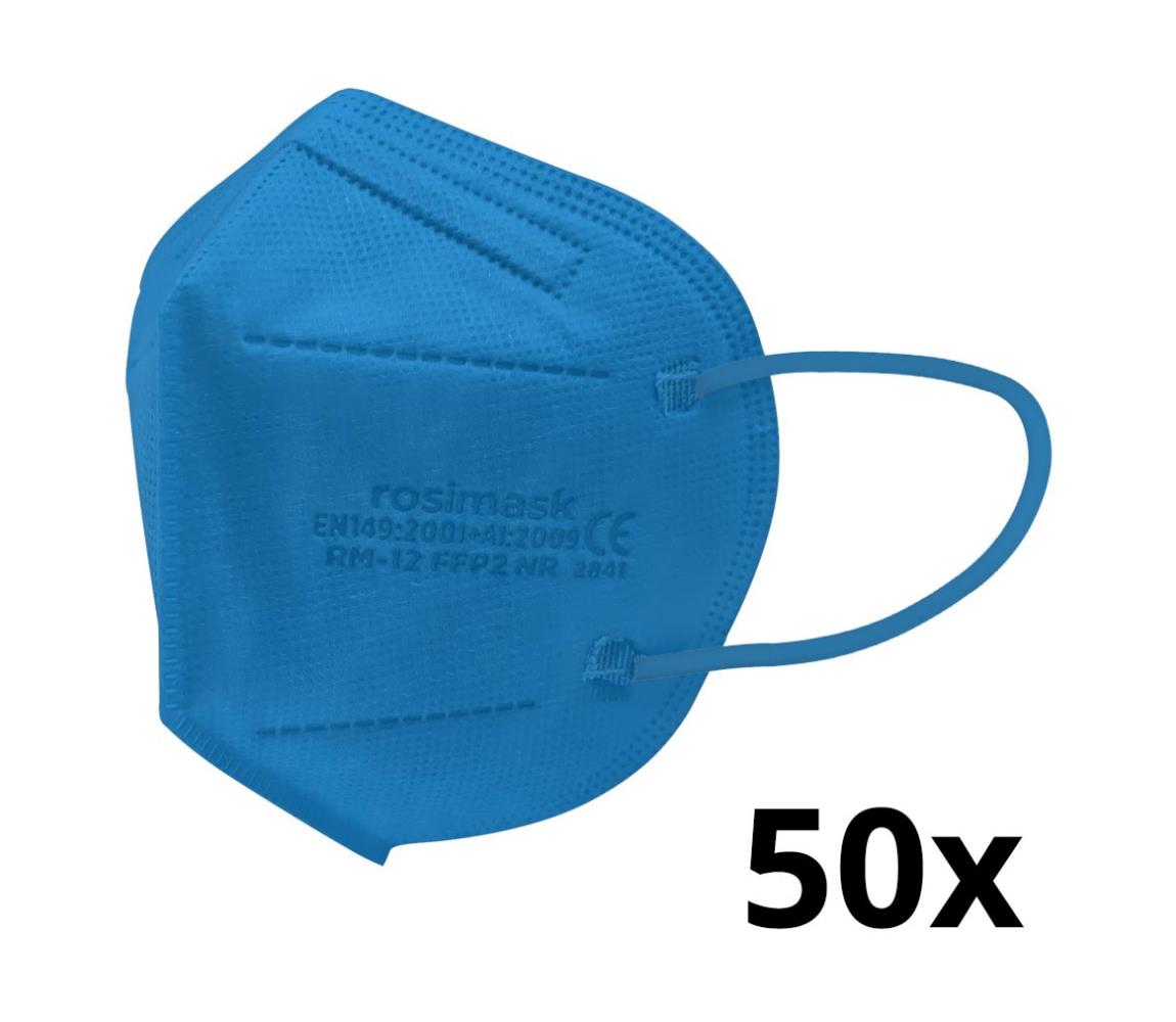 IMobily respirátor dětská FFP2 ROSIMASK MR-12 NR modrý 50 ks
