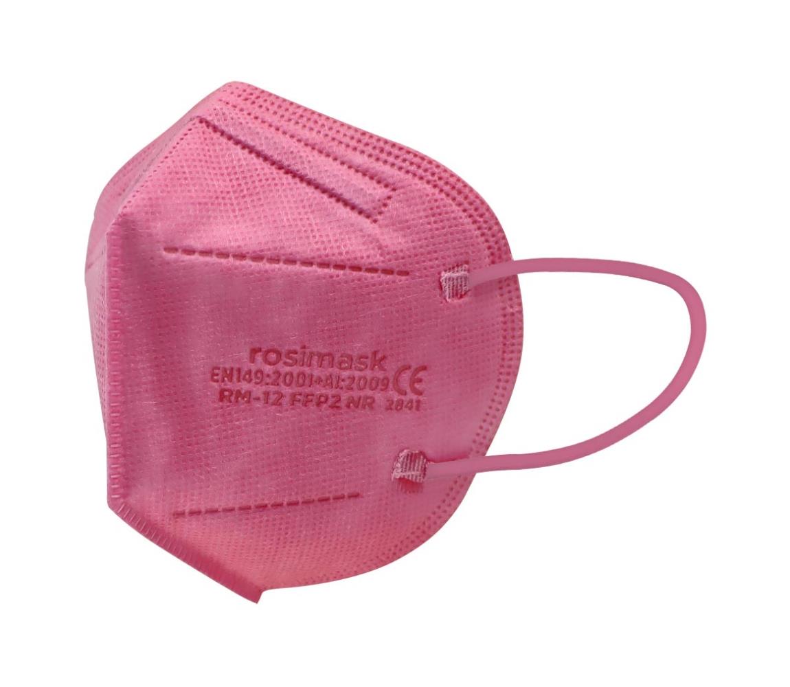 IMobily respirátor dětská FFP2 ROSIMASK MR-12 NR růžový 1 ks