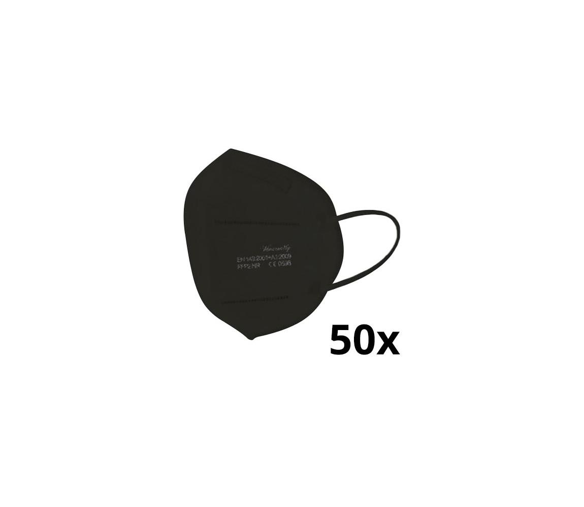 IMobily Respirátor FFP2 NR CE 0598 černý 50ks SL9959-50ks