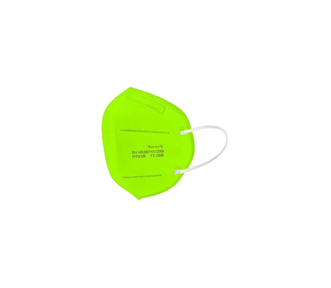 IMobily Respirátor FFP2 NR CE 0598 limetový 1ks SL9946