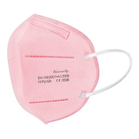Respirátor FFP2 NR CE 0598 růžový 1ks