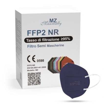 Respirátor FFP2 NR CE 0598 tmavě fialový 100ks
