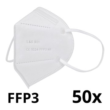 Respirátor FFP3 NR L&S B01 - 5 vrstev - 99,87% účinnost 50ks