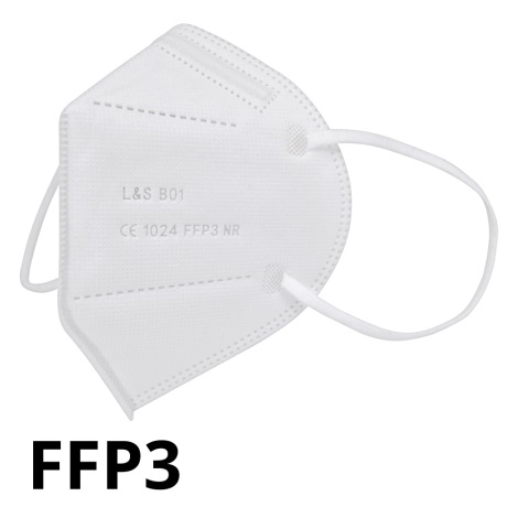 Respirátor FFP3 NR L&S B01 - 5 vrstev - 99,87% účinnost