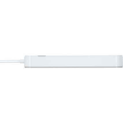 Chytrý prodlužovací kabel s vypínačem 4Z Typ E + 2x USB-A + 1x USB-C 1,5m Wi-Fi Tuya bílá
