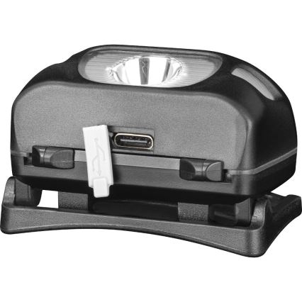 LED Nabíjecí čelovka LED/3W/1200 mAh IP44 černá