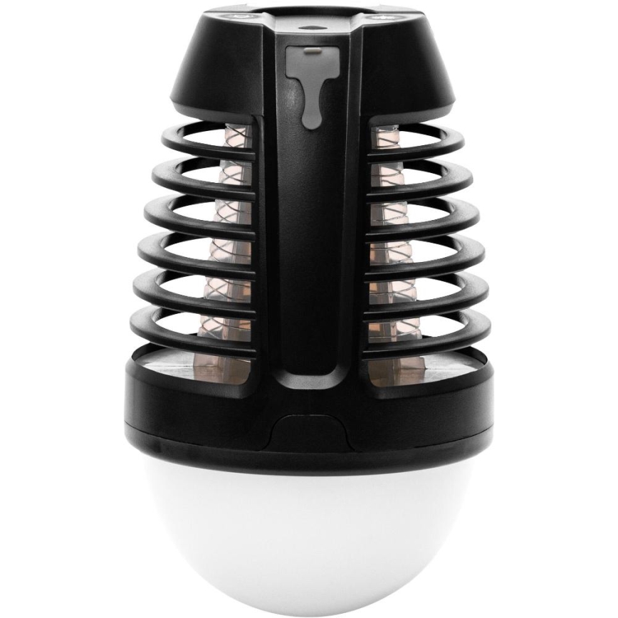 Retlux - LED Přenosná nabíjecí lampa s lapačem hmyzu LED/5W/1800 mAh IP44 černá