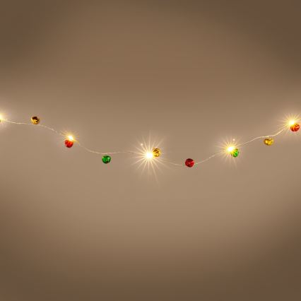 LED  řetěz 40xLED/3xAA 4,3m teplá bílá