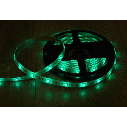 LED RGBW Chytrý stmívatelný pásek 5m LED/230V 2700-6500K Wi-Fi Tuya + dálkové ovládání