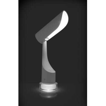 LED RGBW Stmívatelná nabíjecí stolní lampa LED/5W/5V 2000 mAh 3000/6000K bílá