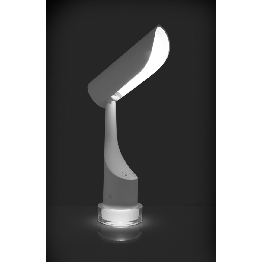 LED RGBW Stmívatelná nabíjecí stolní lampa LED/5W/5V 2000 mAh 3000/6000K bílá