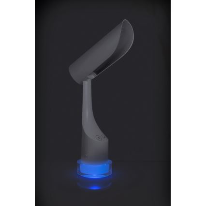 LED RGBW Stmívatelná nabíjecí stolní lampa LED/5W/5V 2000 mAh 3000/6000K bílá