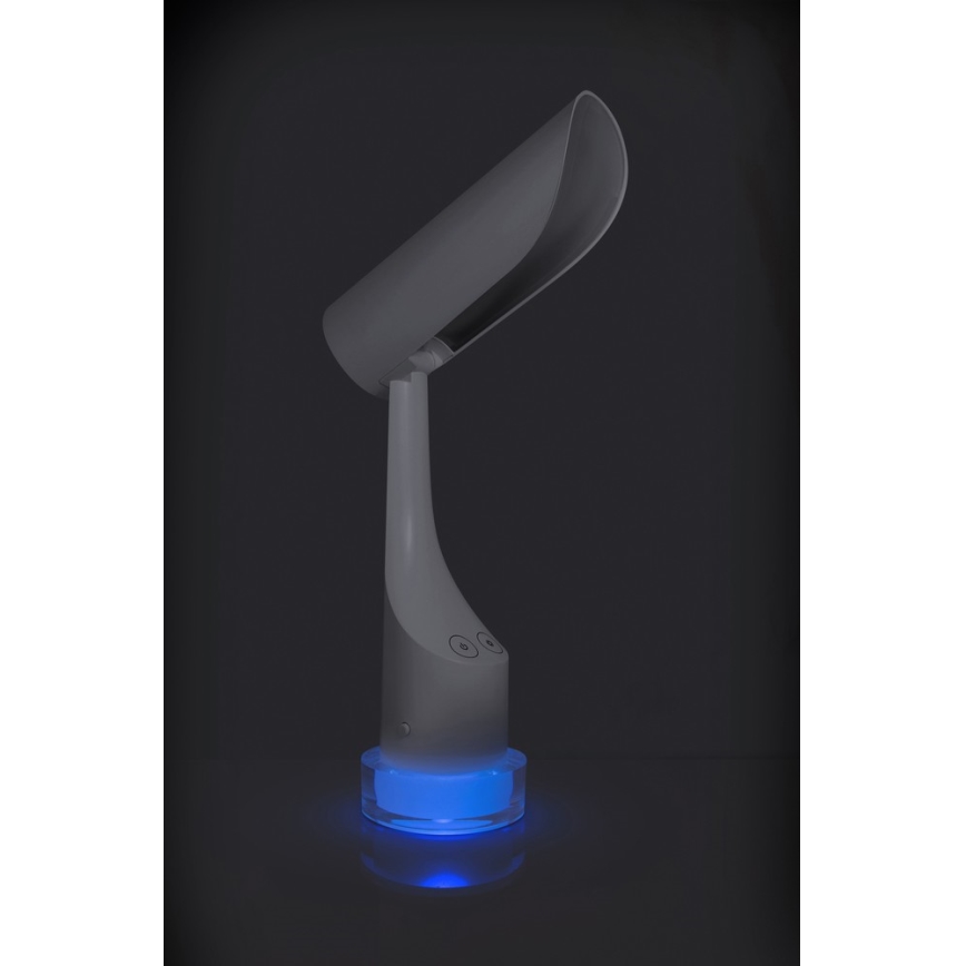 LED RGBW Stmívatelná nabíjecí stolní lampa LED/5W/5V 2000 mAh 3000/6000K bílá
