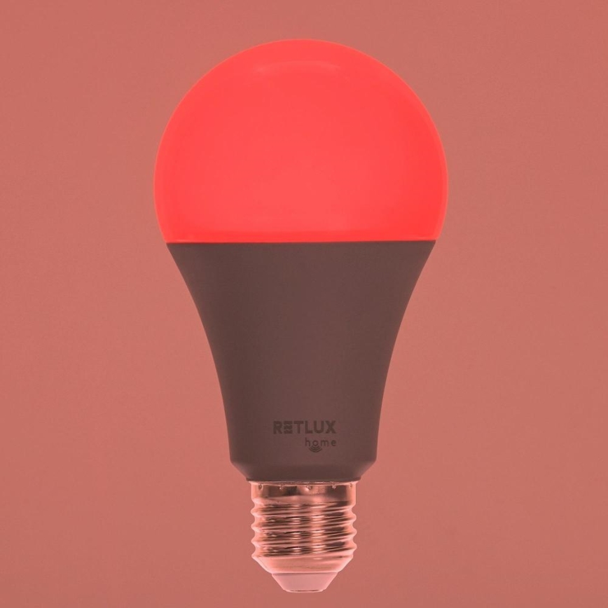 LED RGBW Stmívatelná žárovka A70 E27/14W/230V 2700-6500K Wi-Fi Tuya