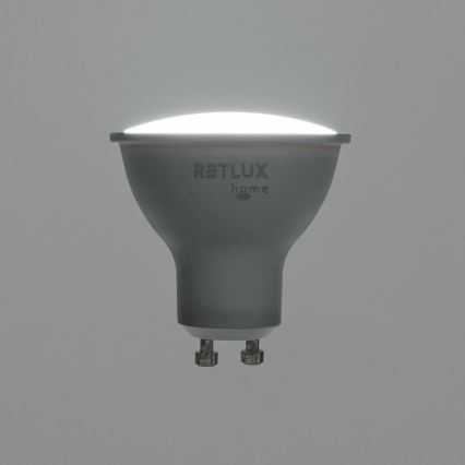 LED RGBW Stmívatelná žárovka MR16 GU10/4,5W/230V 2700-6500K Wi-Fi Tuya