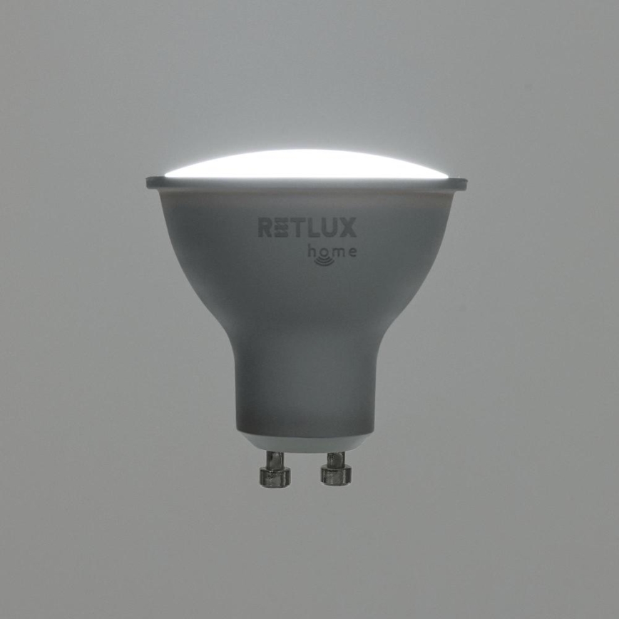 LED RGBW Stmívatelná žárovka MR16 GU10/4,5W/230V 2700-6500K Wi-Fi Tuya