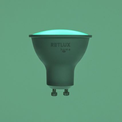 LED RGBW Stmívatelná žárovka MR16 GU10/4,5W/230V 2700-6500K Wi-Fi Tuya