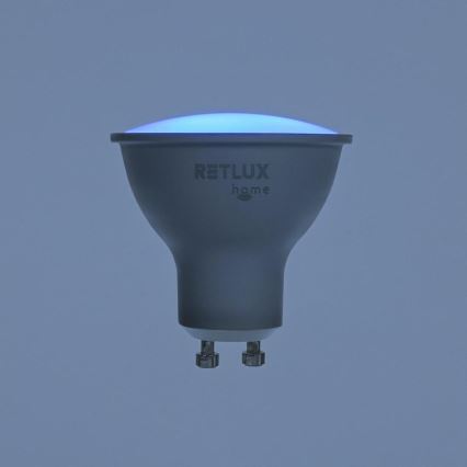 LED RGBW Stmívatelná žárovka MR16 GU10/4,5W/230V 2700-6500K Wi-Fi Tuya