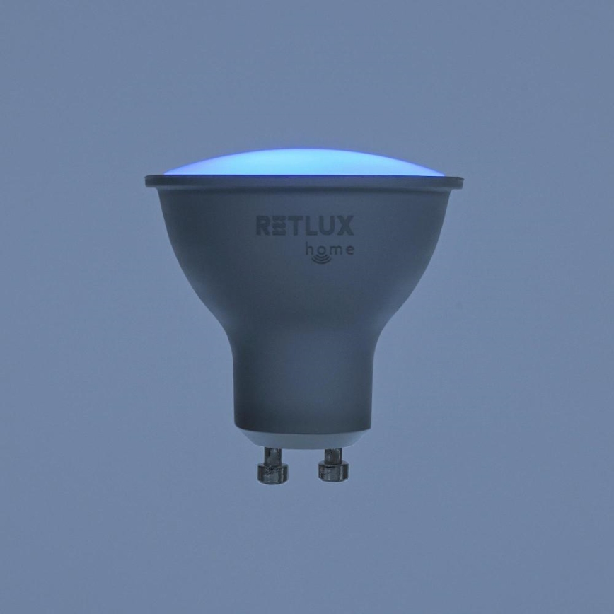 LED RGBW Stmívatelná žárovka MR16 GU10/4,5W/230V 2700-6500K Wi-Fi Tuya