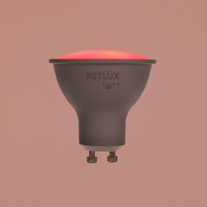 LED RGBW Stmívatelná žárovka MR16 GU10/4,5W/230V 2700-6500K Wi-Fi Tuya