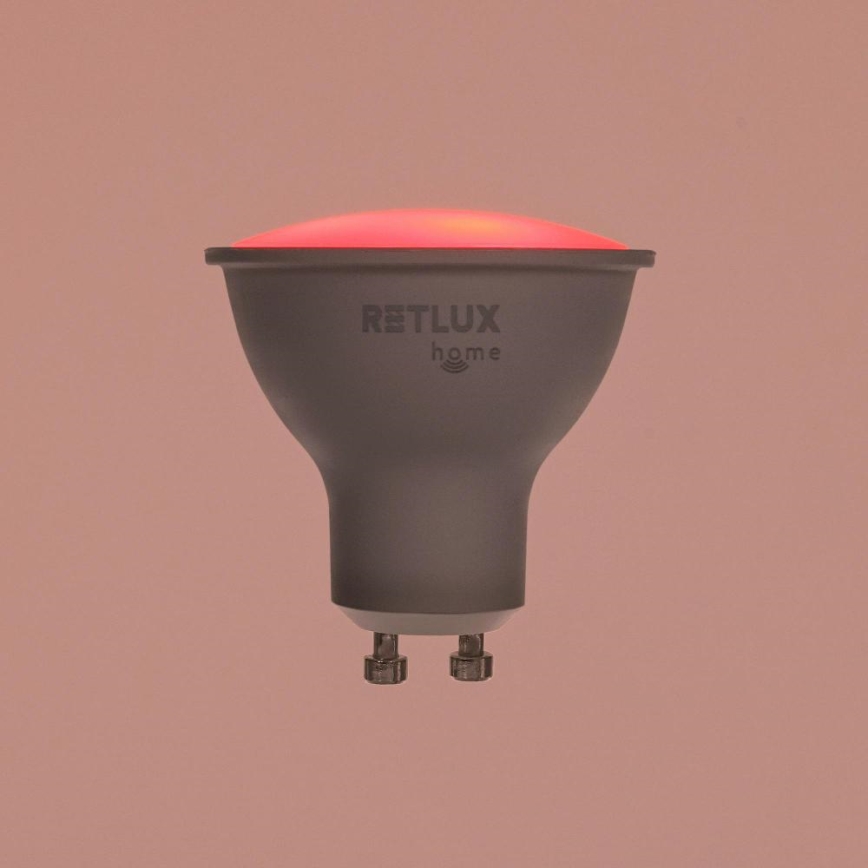 LED RGBW Stmívatelná žárovka MR16 GU10/4,5W/230V 2700-6500K Wi-Fi Tuya