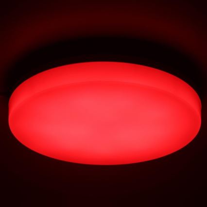 LED RGBW Stmívatelné koupelnové stropní svítidlo LED/20W/230V Wi-Fi IP44 bílá