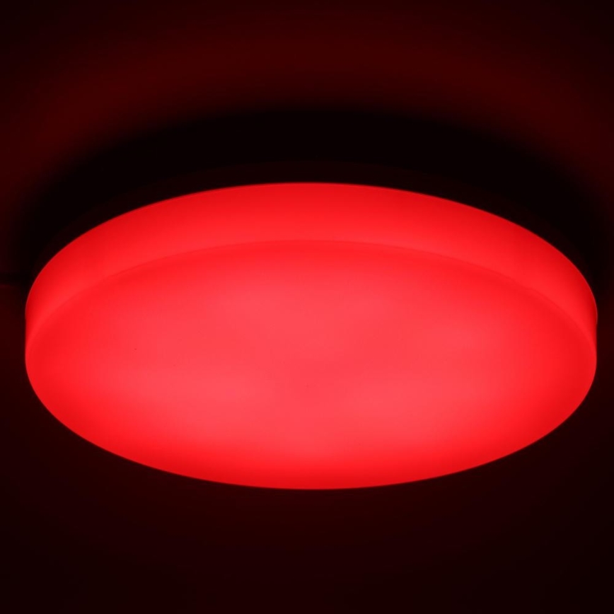 LED RGBW Stmívatelné koupelnové stropní svítidlo LED/20W/230V Wi-Fi IP44 bílá