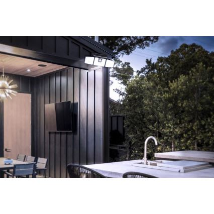 Retlux - LED Solární reflektor se senzorem LED/6,5W/3,7V 1200 mAh IP44