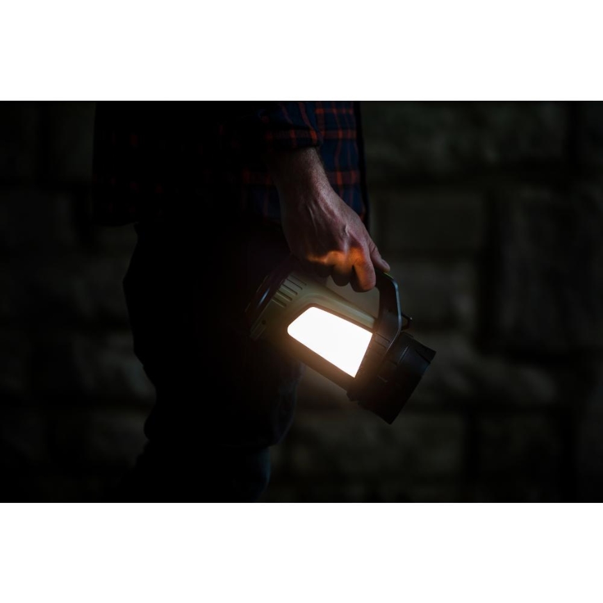 Retlux - LED Stm. venkovní nabíjecí svítilna s powerbankou LED/21W/4400 mAh IP44