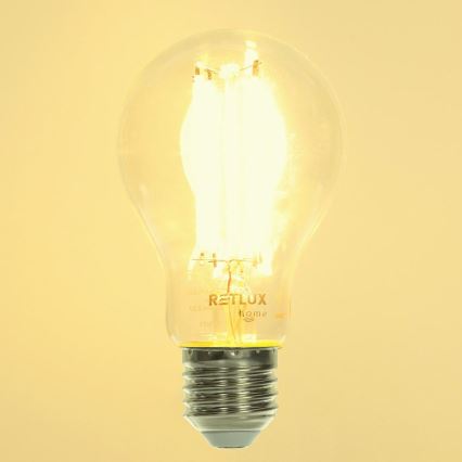 LED Stmívatelná žárovka FILAMENT A60 E27/7W/230V 2700-6500K Wi-Fi Tuya