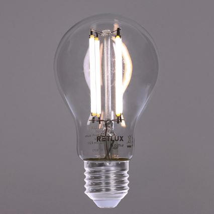 LED Stmívatelná žárovka FILAMENT A60 E27/7W/230V 2700-6500K Wi-Fi Tuya