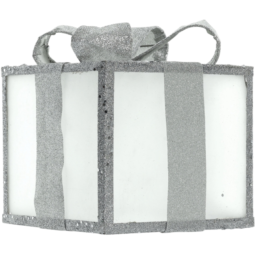 LED Vánoční dekorace LED/2xAA 20 cm dárek