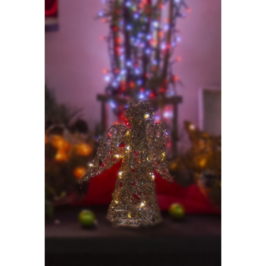 LED Vánoční dekorace LED/2xAA anděl
