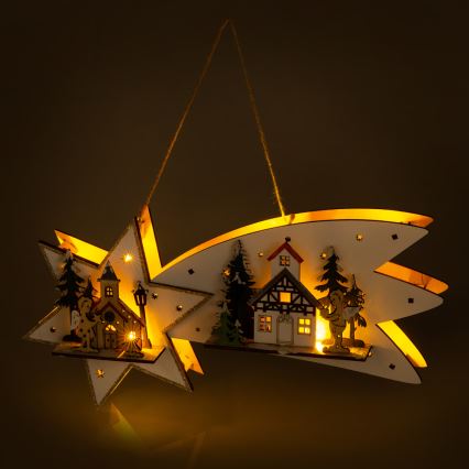 LED Vánoční dekorace LED/2xAA kometa