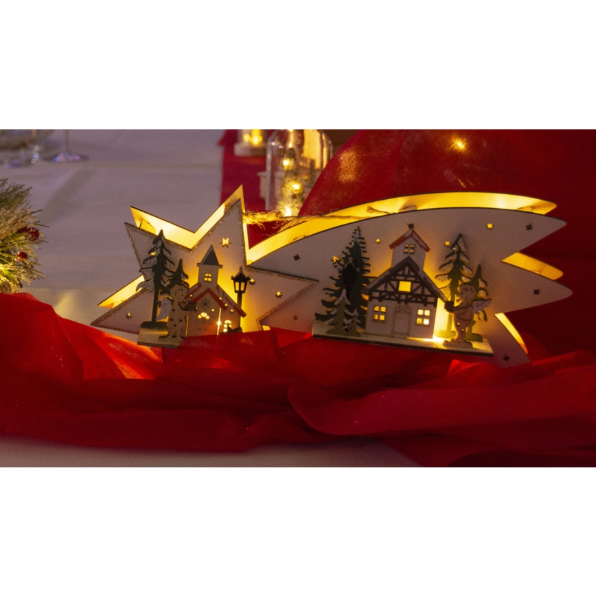 LED Vánoční dekorace LED/2xAA kometa