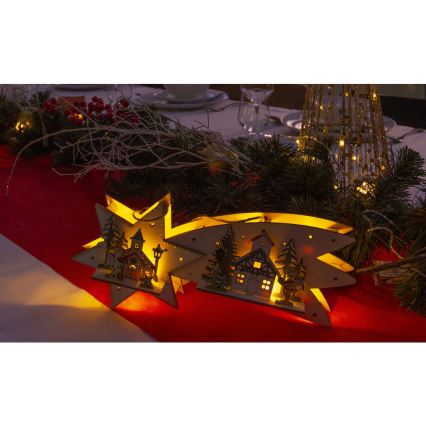 LED Vánoční dekorace LED/2xAA kometa