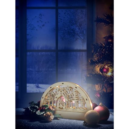 LED Vánoční dekorace LED/2xAA teplá bílá
