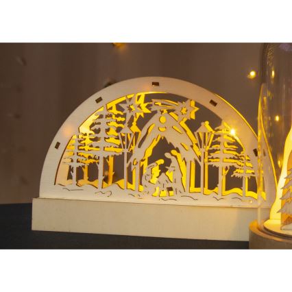 LED Vánoční dekorace LED/2xAA teplá bílá