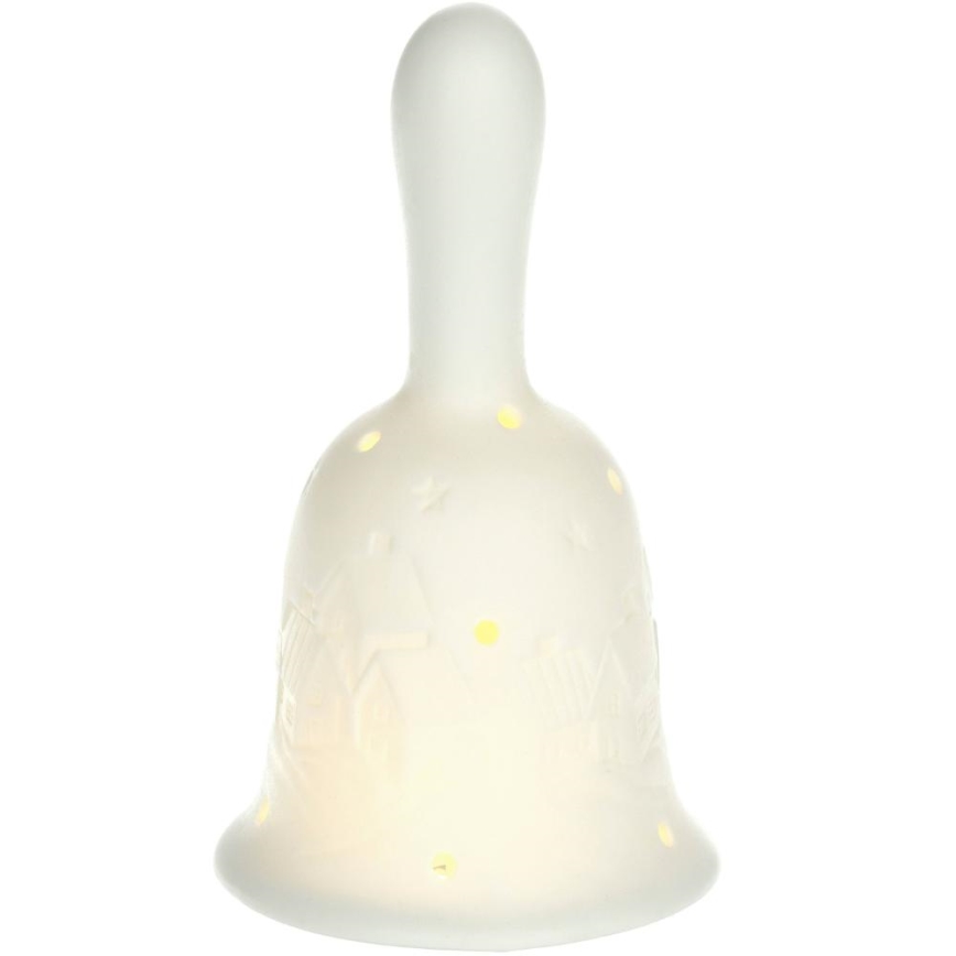 LED Vánoční dekorace LED/2xLR44/teplá bílá zvon