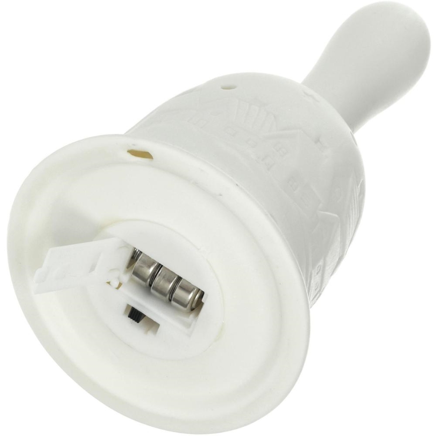 LED Vánoční dekorace LED/2xLR44/teplá bílá zvon